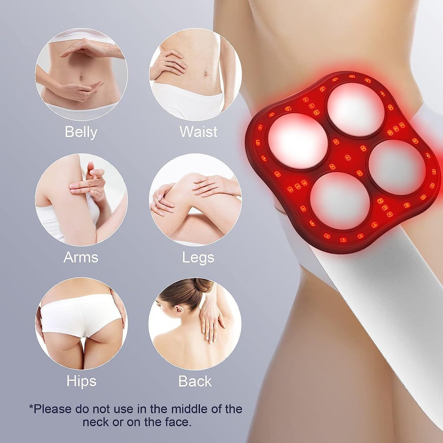 Ultra-Sculpt™ 4-in-1 LED Infrarot EMS Cellulite-Massagestab