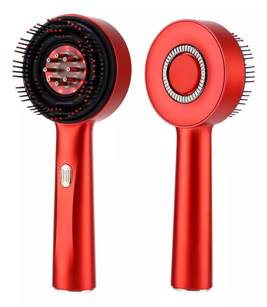 InfraLuz™ 3-in-1 Infrared LED Hair Growth Scalp Massager Brush with Oil Therapy